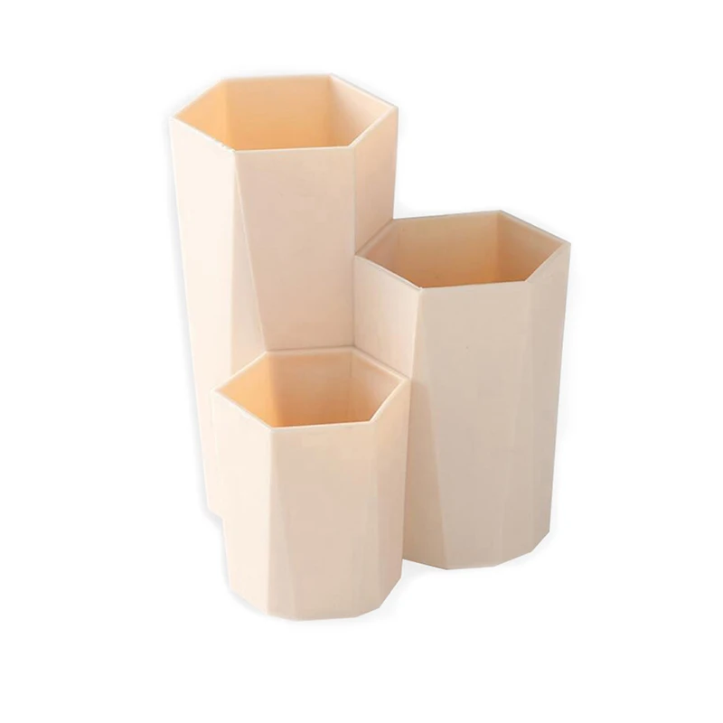 Косметических кистей для макияжа с ручкой в форме коробка хранения 3 решетки