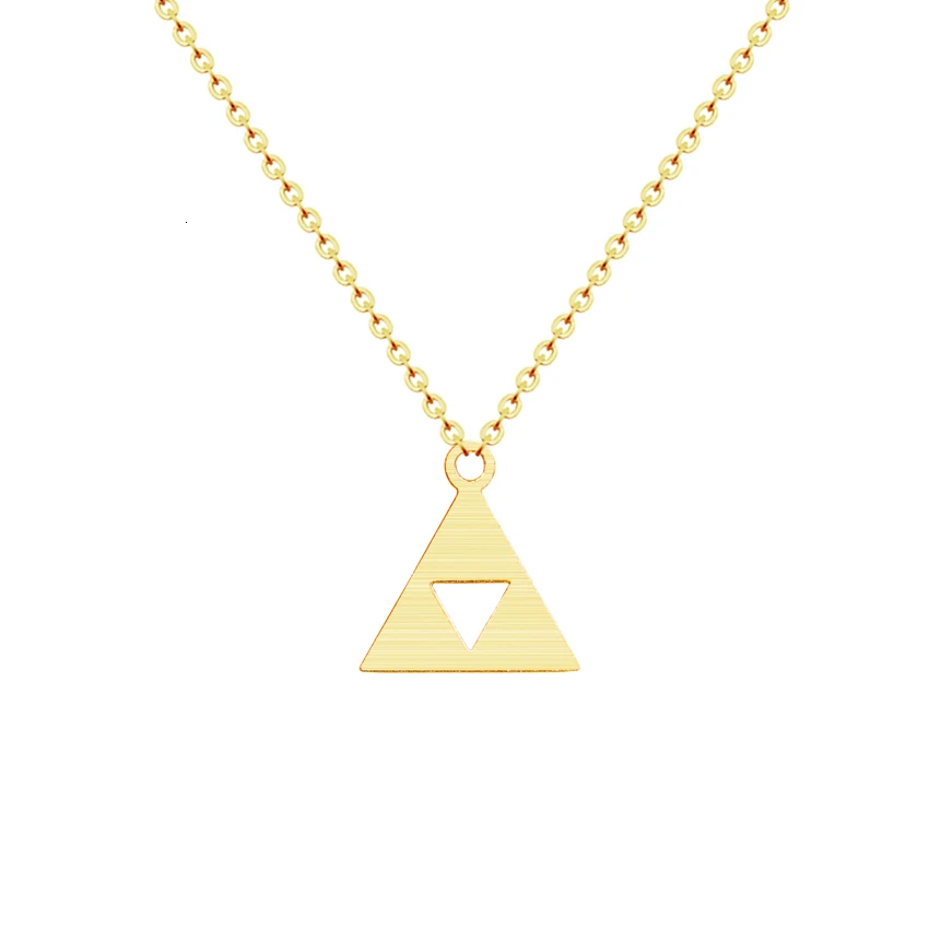 Игра Ювелирные изделия Triforce Легенда о Зельде кулон ожерелье для женщин мужчин из нержавеющей стали цепи треугольник талисманы чокеры