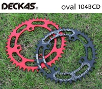 deckas round oval 104bcd 40424446485052t mountain bicycle chainring mtb bike for shimano 8 12s crankset aluminum crown