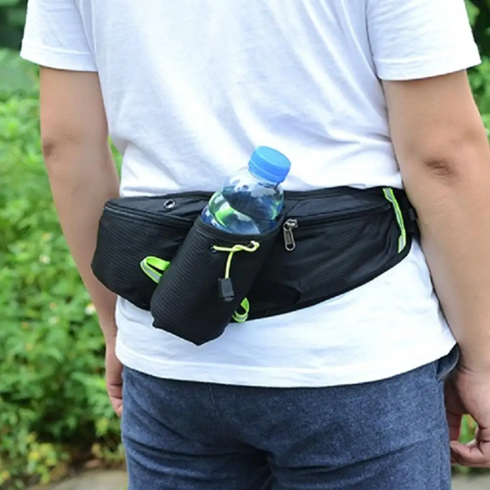 

Waterproof Non-slip Waist Bag Belt Water Bottle Bag Mobile Phone Outdoor Bag Multi-Pocket for Camping Hiking Sports Packs