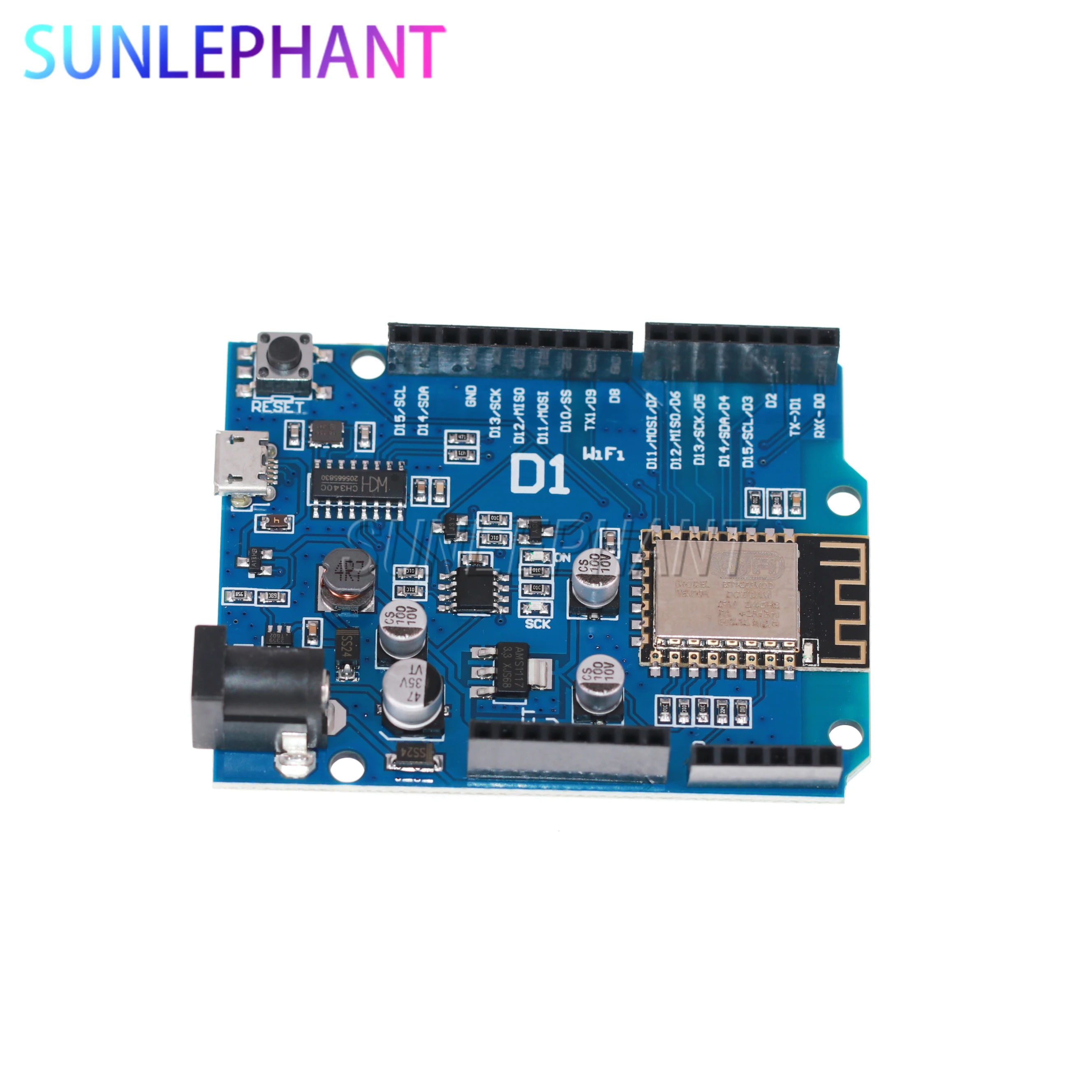 Умная электроника Φ WeMos D1 WiFi uno на основе ESP8266 экран для arduino ESP 12F|Интегральные