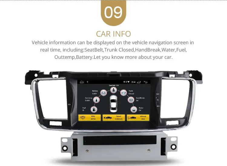 LJDA 1 Din автомагнитола Android 10,0 dvd-плеер для PEUGEOT 508 2011- gps навигация Aadio WIFi руль мультимедиа
