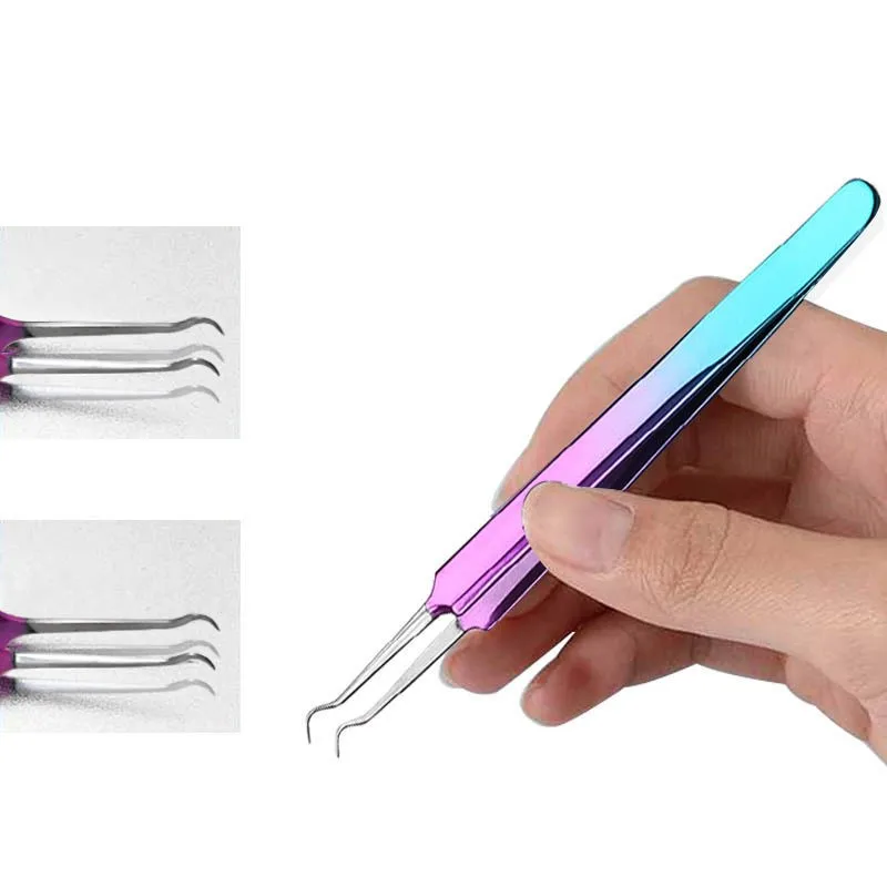 3 типа Пинцет вида конструкций для дизайна ногтей/Уход за лицом/наращивание