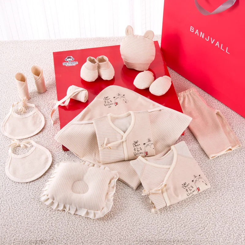 15 шт. набор для новорожденных 0-3 м новый комплект одежды младенцев хлопковая