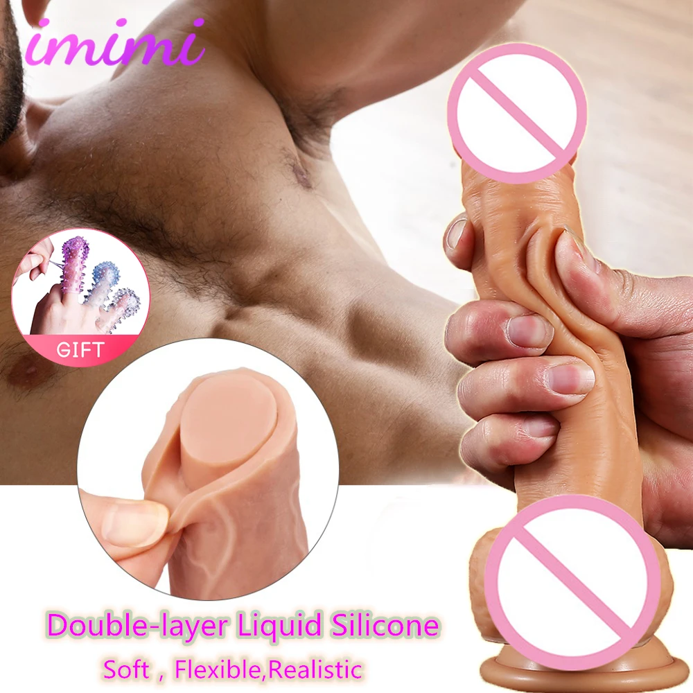 Большой фаллоимитатор на присоске с ремешком из жидкого силикона|Фаллоимитаторы