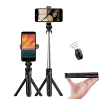 bluetooth selfie stick wireless remote control with tripod mirror portable for phone selfie group photo live stream take video