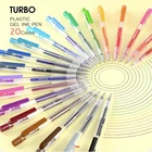 Ручка гелевая KACO TURBO, 20 цветов, 0,5 мм, 800 м