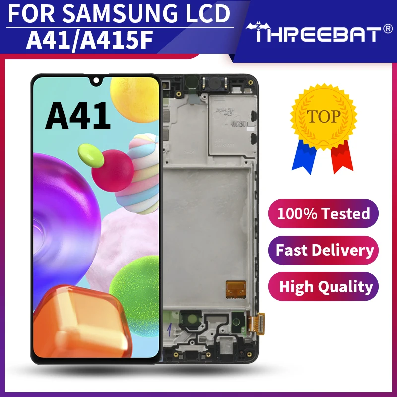 6 1 &quotНовый Super AMOLED для Samsung Galaxy A41 SM A415F A415 ЖК дисплей сенсорный экран дигитайзер в
