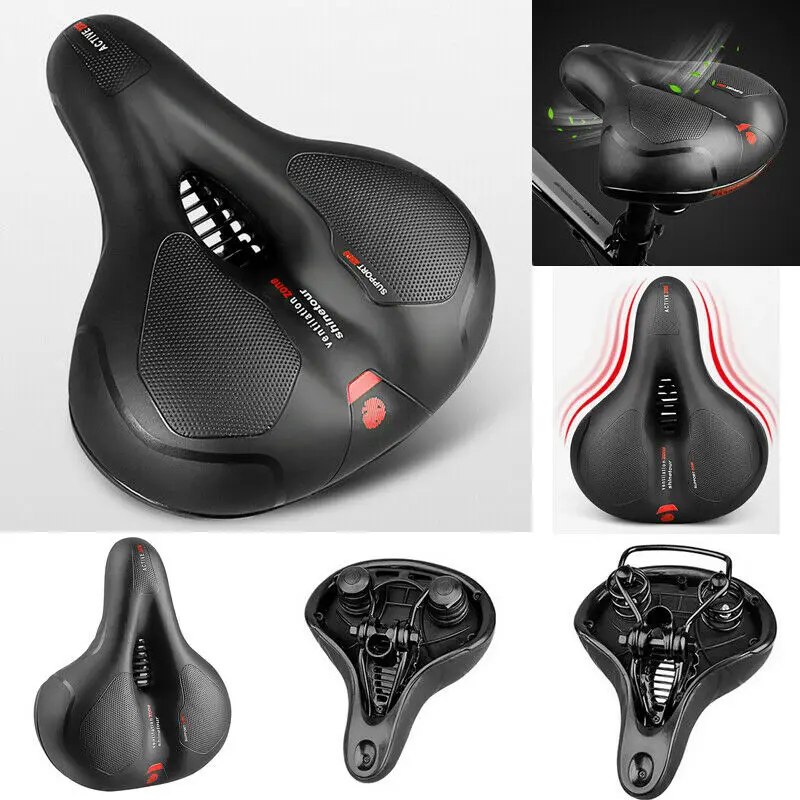 Широкая велосипедная гелевая Подушка большого размера очень удобное Спортивное