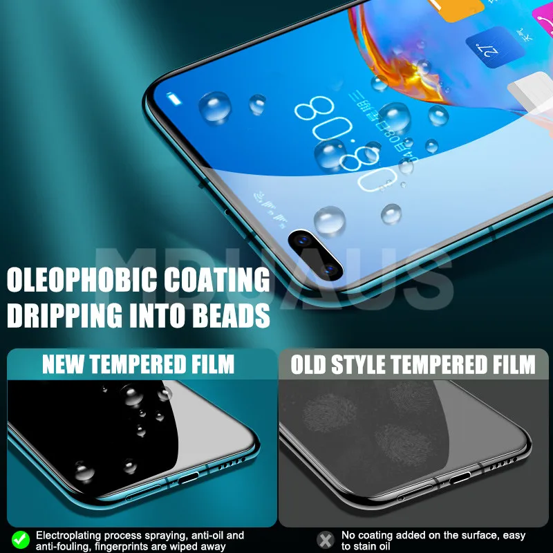9H Full Cover Tempered Glass For Huawei P30 P40 Lite P Smart Z 2019 Screen Protector Huawei P20 Pro P10 Lite Plus Glass Film