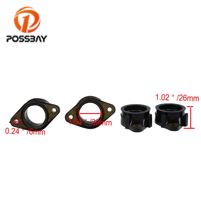 

POSSBAY Motorcycle Carburetor Intake Manifold Boot for Suzuki GSF1250 Bandit 2007 2008 2009 2010 2011 2012 2013 2014 2015 2016