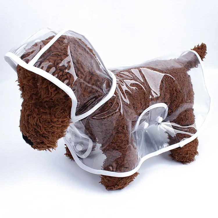 Непромокаемый дождевик для собак прозрачный одежда пальто хорошего качества