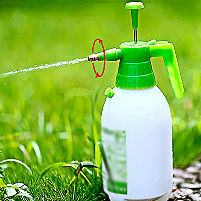 1pc New 2L Garden Pressure Spray Bottle Portable Hand Pump Sprayer Weed Chemical Watering Irrigation Spraying Can