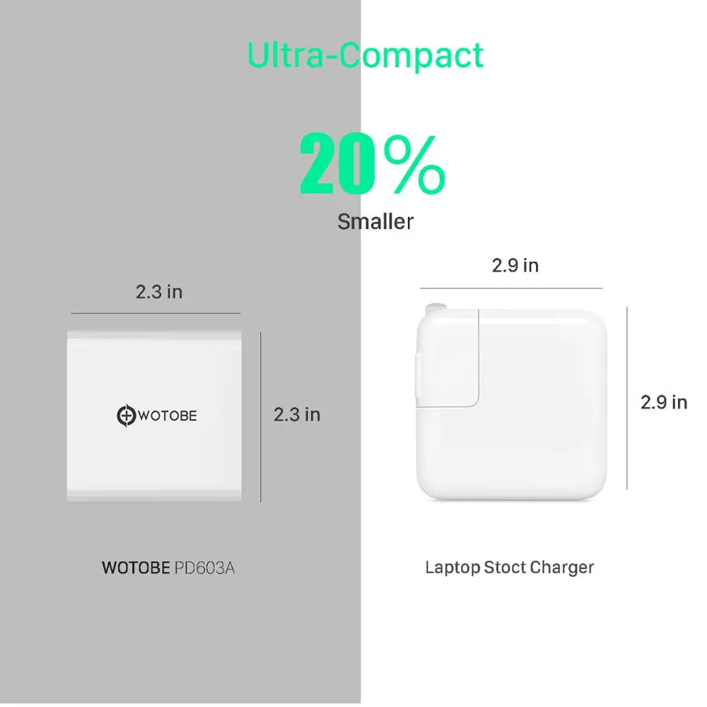 60 Вт TYPE-C USB-C зарядное устройство, PD30W QC3.0 зарядное устройство для huawei USB-C ноутбуки MacBook Pro/Воздушный iPad Pro iPhone 11/x/8 s9/s10/note9