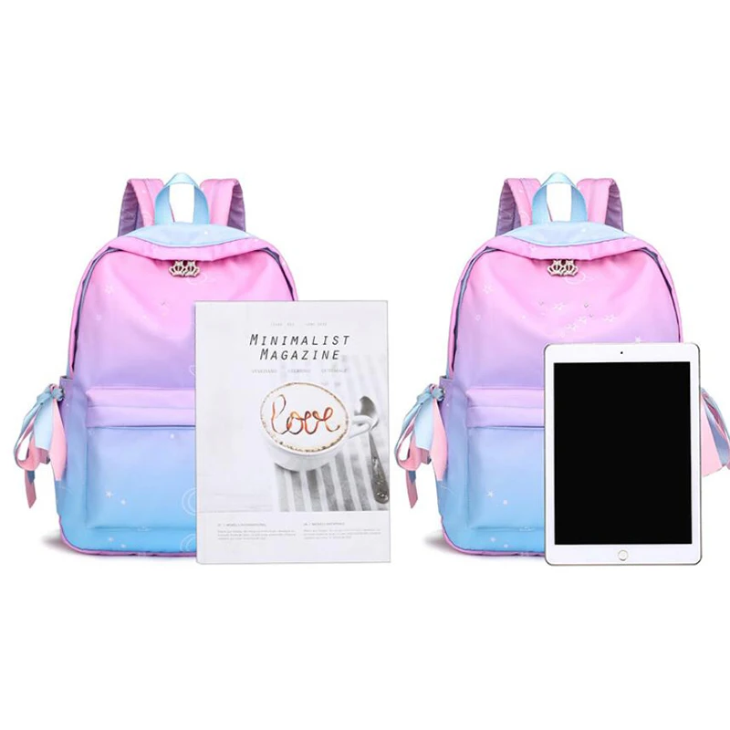 Новейший женский рюкзак для девочек, нейлоновые рюкзаки Mochila, высококачественные сумки на плечо для ноутбука, школьные рюкзаки