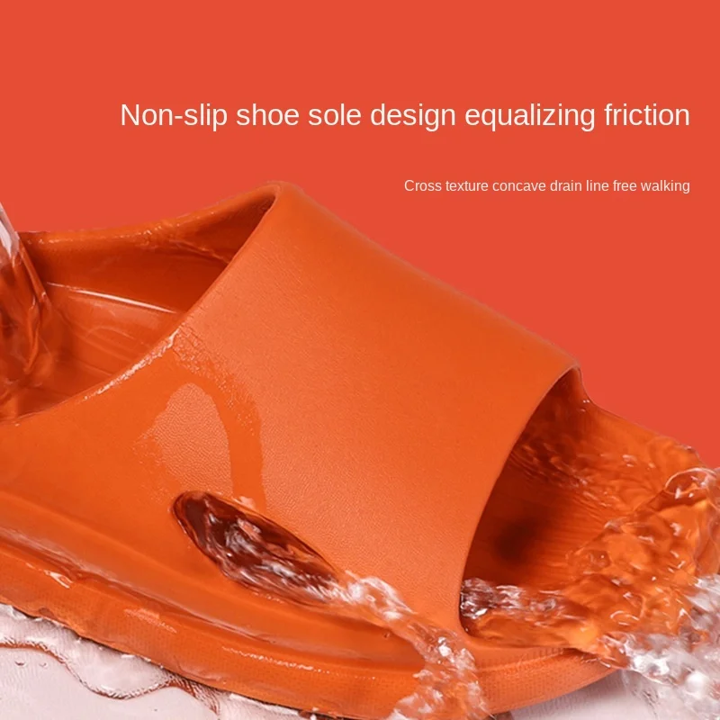 

EVA Hole Leaking Slippers Women Bathroom Shoes Slides Anti-slip Summer Indoor Home Slippers Household Bath Sandals Men