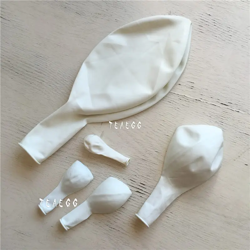 5/18/36 inch White Wedding Balloons Latex Round Mini Black White Balloon Arch Decoration Party Balloon Supplies Globos Backdrop