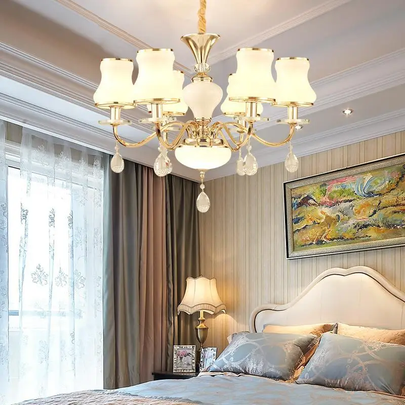 De Jantar светильник домашний Touw Hanglampen Voor Eetkamer Crystal Deco дом Luminaria Lampen современный