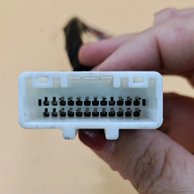 

24pin Male and Female CD power amplifier plug connector with wire Suit for Toyota Lexus