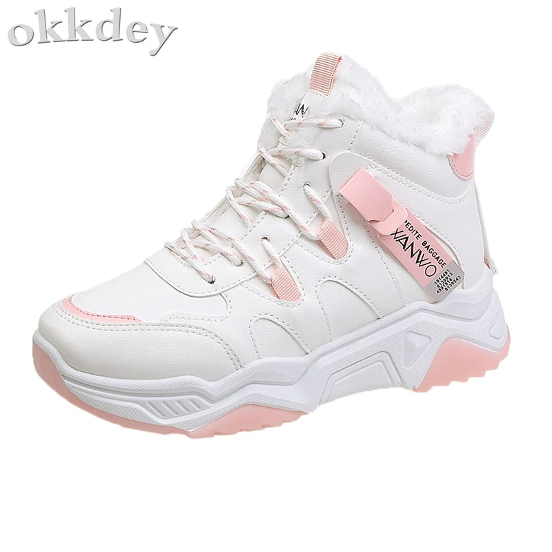 Повседневная обувь из бархата для девочек легкие и удобные теплые кроссовки