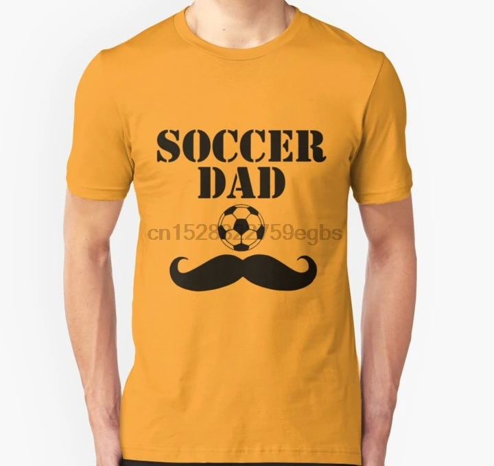 Мужская футболка для футбольного папы облегающая wo футболки Топ| |