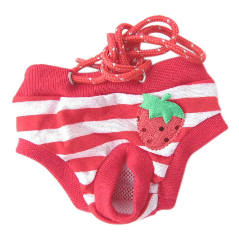 

Reusable Female Pet Dog Nappy Pants Cute Cartoon Menstrual Sanitary Diaper D1