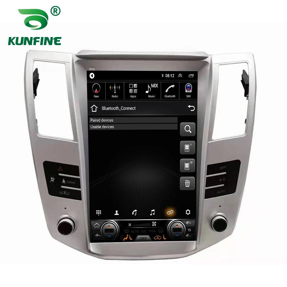 Экран Tesla Восьмиядерный 4 Гб RAM 64GM ROM Android 10 0 автомобильный DVD GPS плеер Deckless