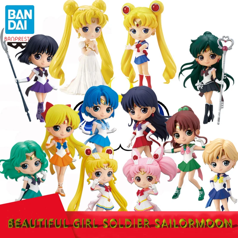 

Bandai красивая девочка солдат Sailormoon Sollar Moon Meiou Setsuna Mizuno супер аниме экшн-фигурка Коллекционная модель игрушка