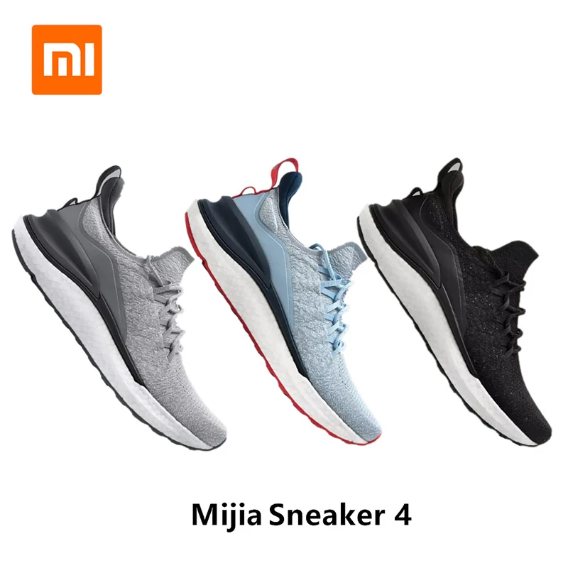 Кроссовки XIAOMI Mijia 4th мужские брендовые дышащие сверхлегкие кеды для бега и
