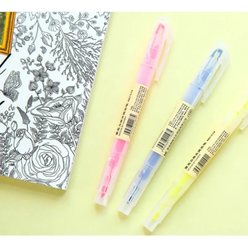 Art Marker Dual Head Highlighter Watercolor Pen Coloring Calligraphy Drawing School Supplies Professional Color Markers |