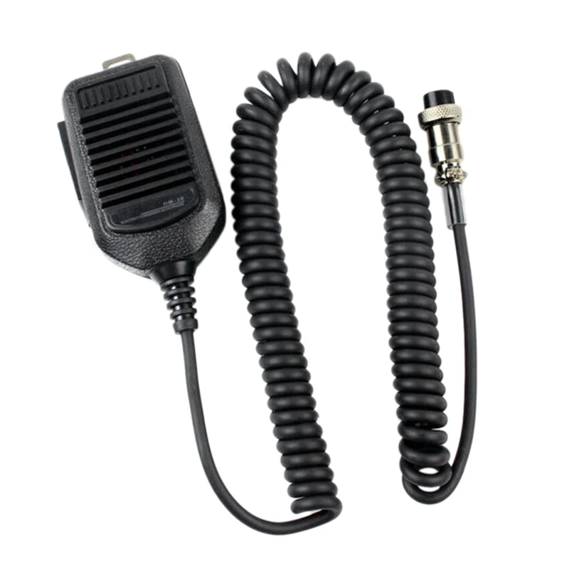 Hm 36 ручной динамик с микрофоном Микрофон для Icom радио Ic 718 78 Ic28A/229C|Деревянные