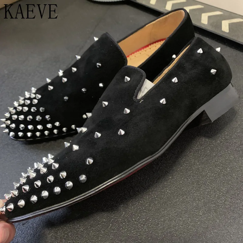 Кроссовки Kaeve мужские замшевые повседневная обувь на низком каблуке без застежки