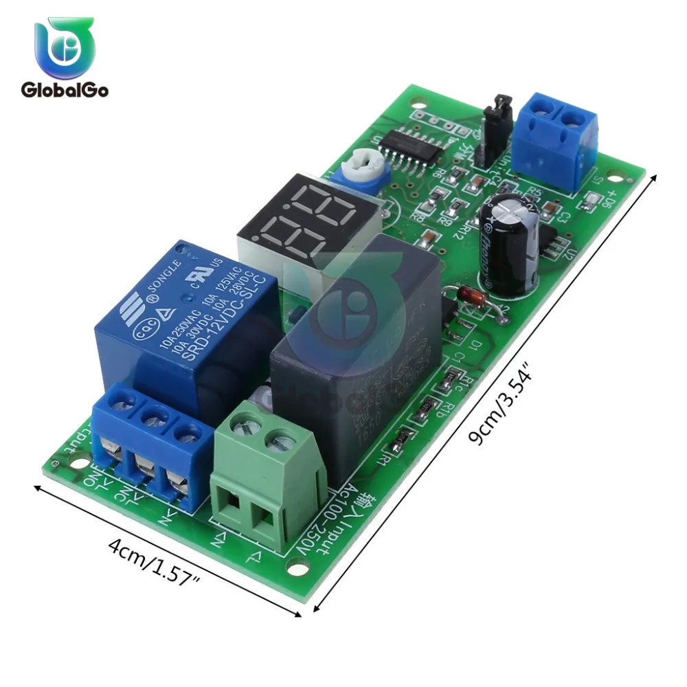 Реле задержки с цифровым дисплеем 10 А 220 В 0-99 секунд/мин. | Обустройство дома