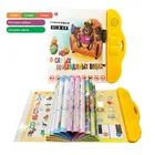 Звуковая книжка с русским алфавитом, обучающие игрушки для детей, разговорная книжка для детей на русском языке