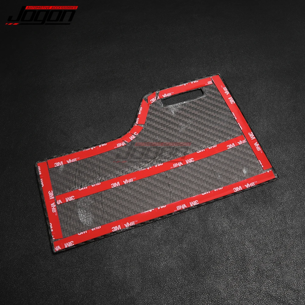 

For Lexus ES200 ES250 ES300h ES350 2018-2021 Real Carbon Fiber Front Centre Console Gear Panel Water Cup Holder Frame Cover Trim