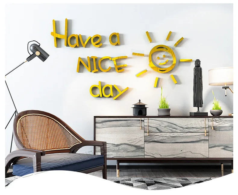 3D зеркальный настенный стикер Декор для дома акриловые наклейки украшение