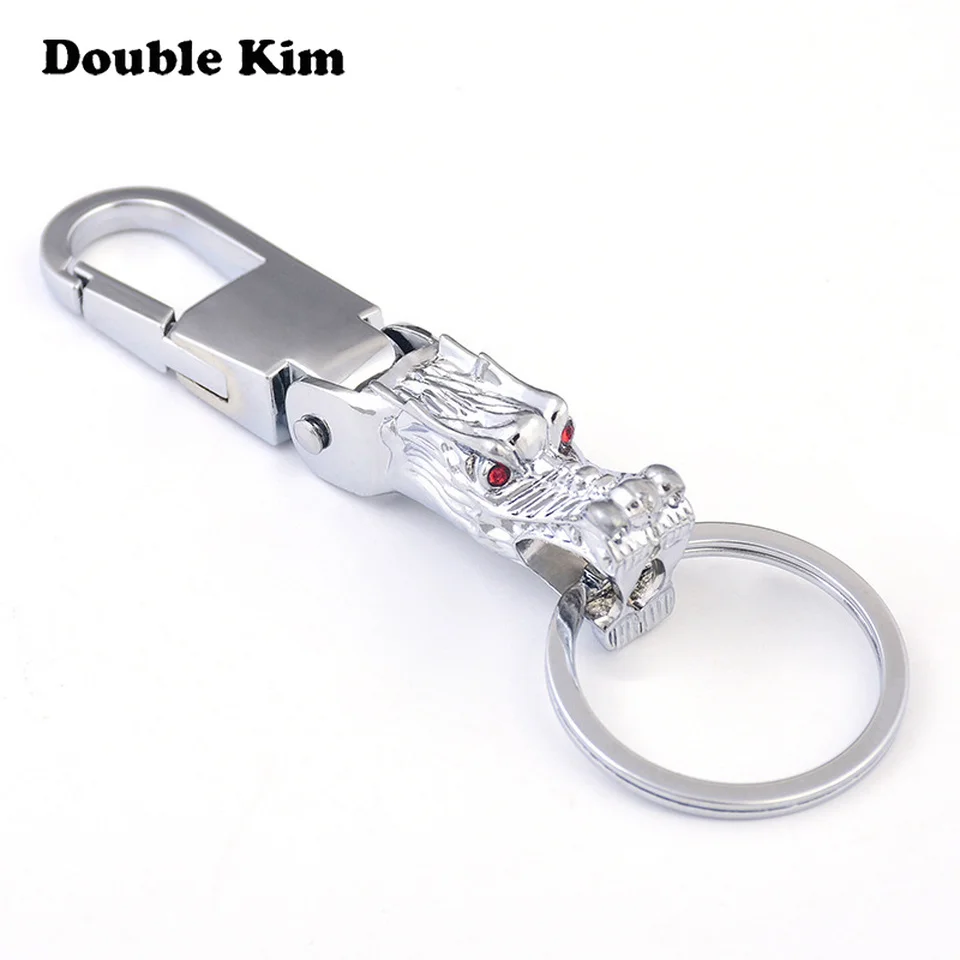 

Брелок для ключей из нержавеющей стали для мужчин и женщин, подвесной брелок с кольцом, классический подарок