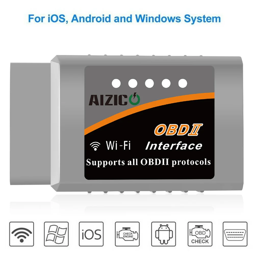 Wi Fi ELM327 V2.1 OBD2 сканер ELM 327 WIFI диагностический инструмент Elm327 OBDII для Android/IOS/Windows| |