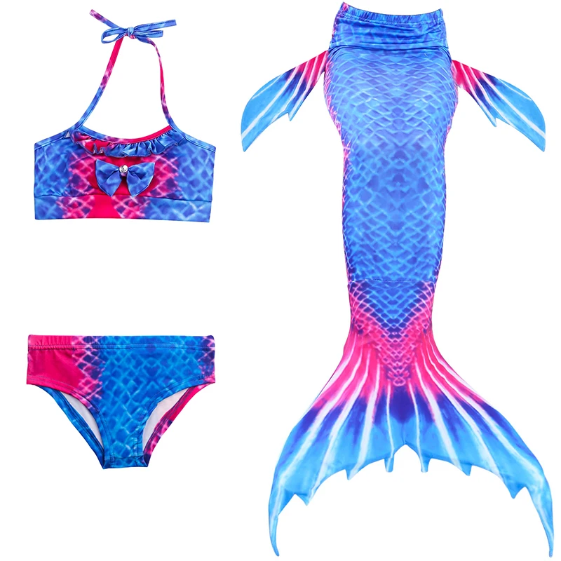Детский купальник Русалочки для девочек милый принцессы с рыбьим хвостом