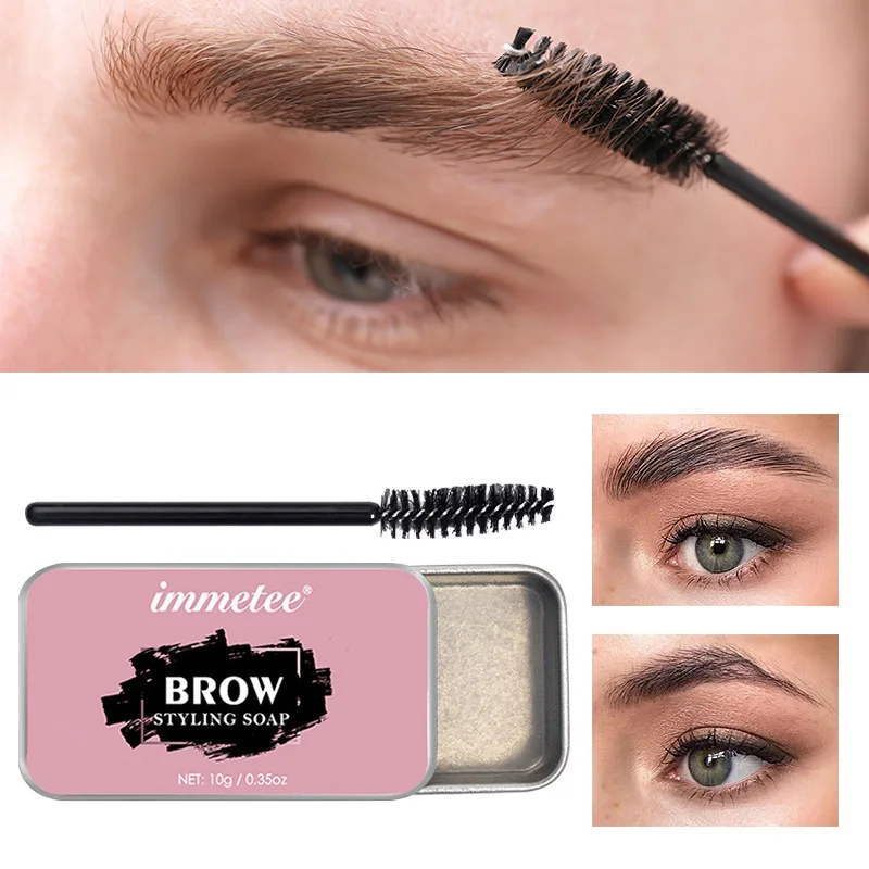 

Fashion Wax Wild Eyebrow Shaping Soap Eyelash Re-Growth Long-lasting Waterproof Eyebrow Shaping Gel Wax Cosmetics TSLM2