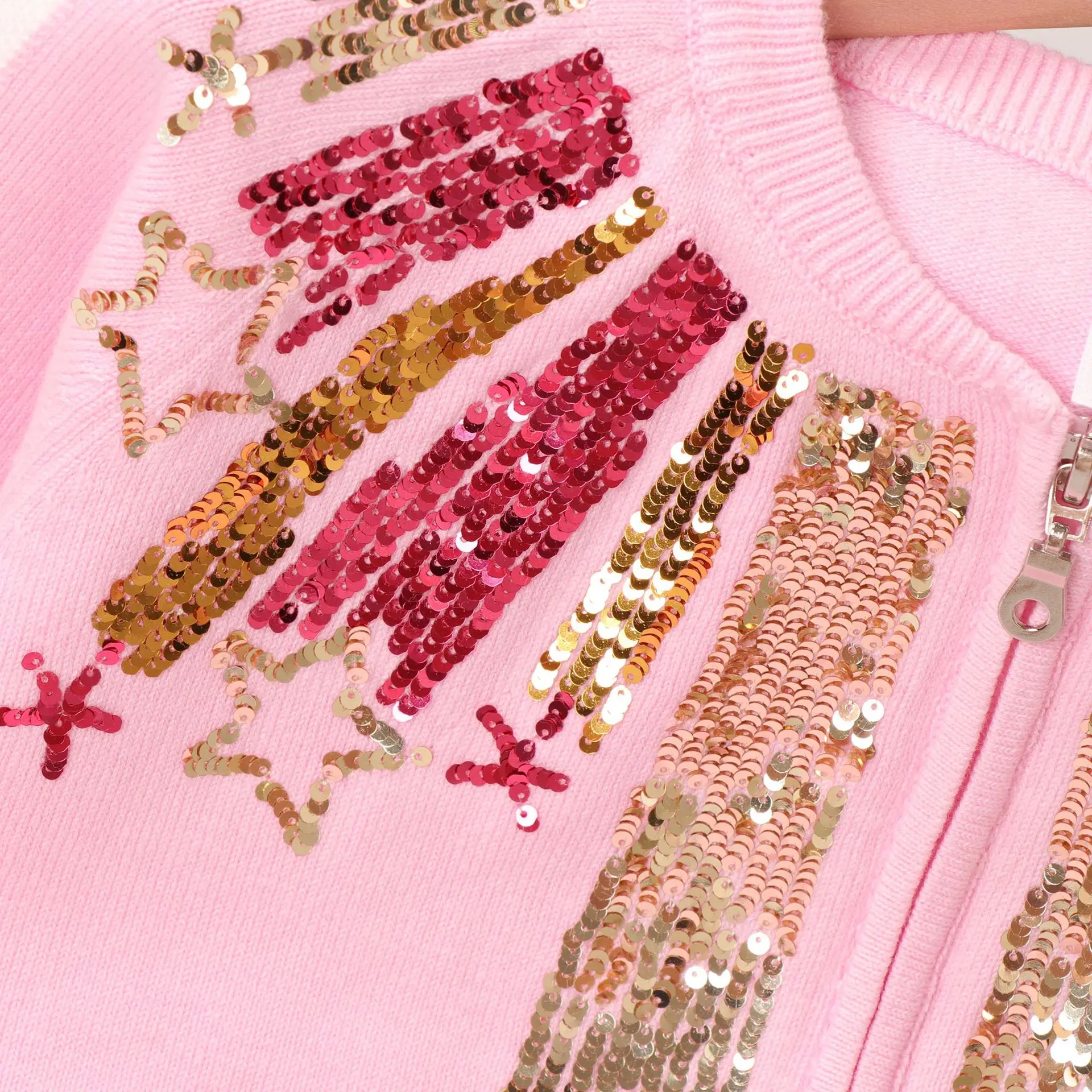 Модный свитер кардиган для девочек тонкие свитера весна осень Детская вязаная