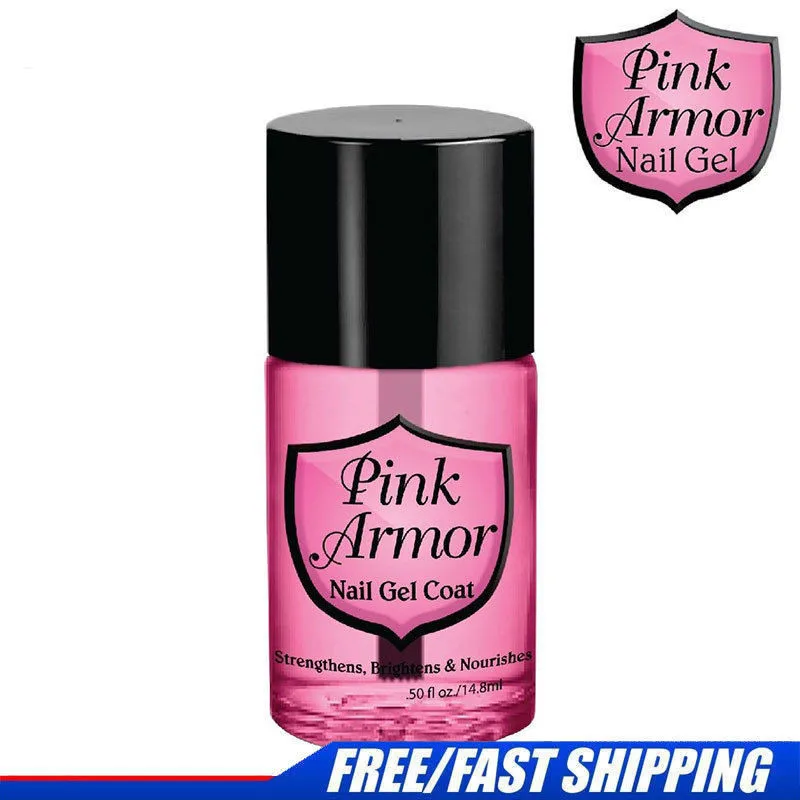 

Pink Armor Nail Gel Growth Formula Treatments Nail Coat Calcium Nail Polish Nutrition Cuticle Oil Gel Nail Polish