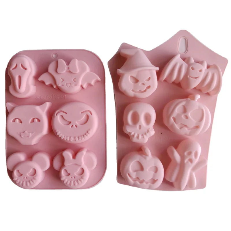 

Halloween Silicone Mold DIY Cake Dessert Decoration Pudding Dessert Chocolate Mold Halloween Ghost Silicone Mold