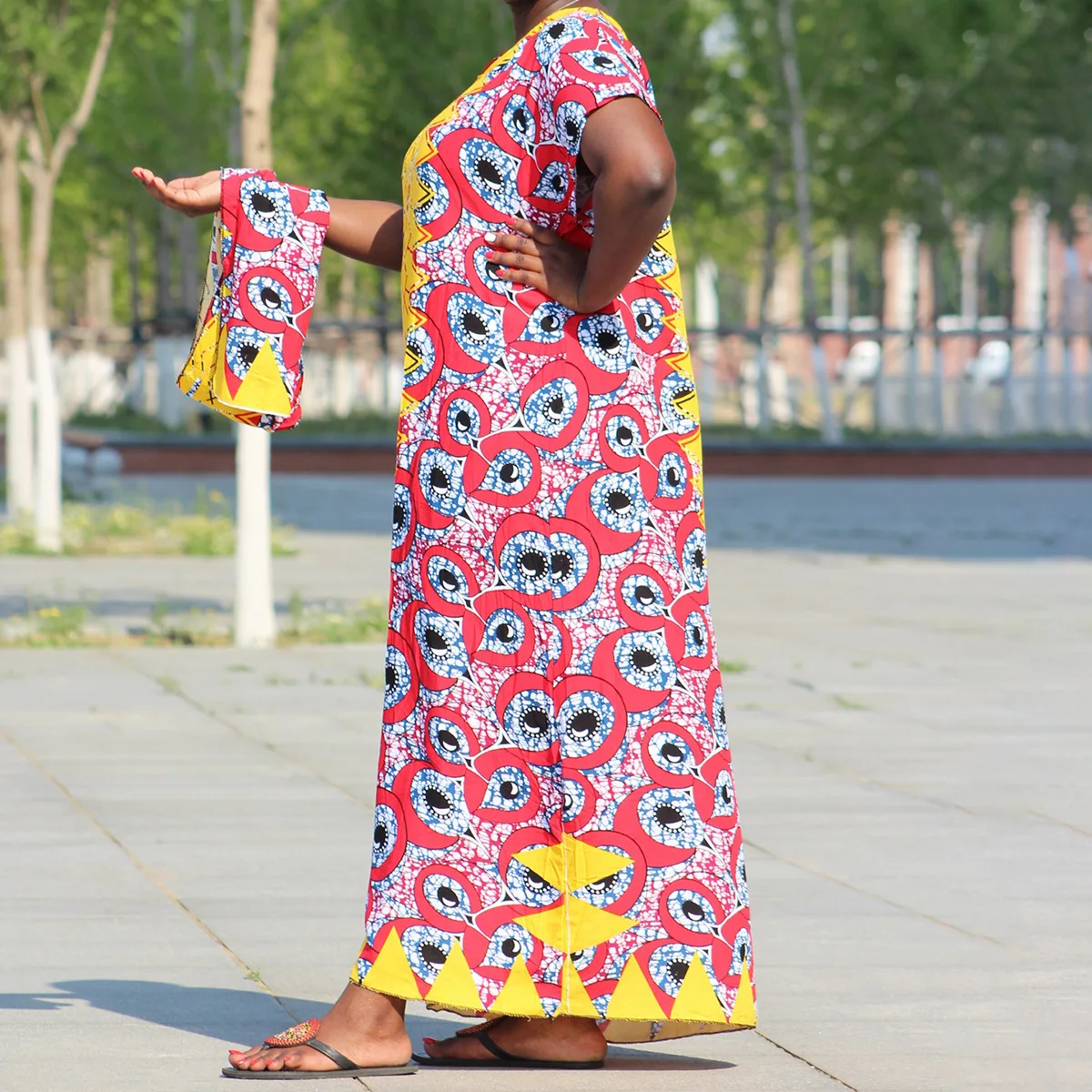 Комплект из обуви в африканском стиле платья для женщин 2021 летний комплект