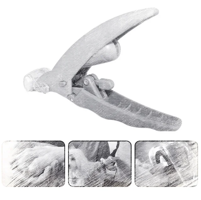 Clipper profissional para aparador de unhas pet gato garra moedor com luz led & 5x lupa pet prego clippers