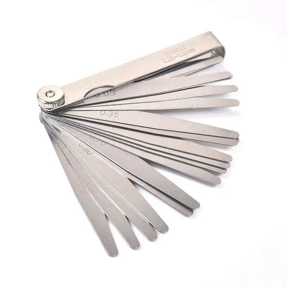20 Blades 0.05-1.00MM Metric Feeler Gauge For Clearance Measurements Measure Tool Valve Use | Инструменты