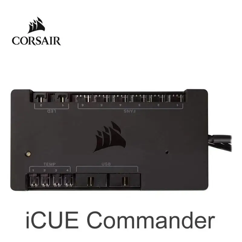 Контроллер скорости вентилятора CORSAIR iCUE Commander PRO Smart RGB Lighting и USB PC|Кулеры системы