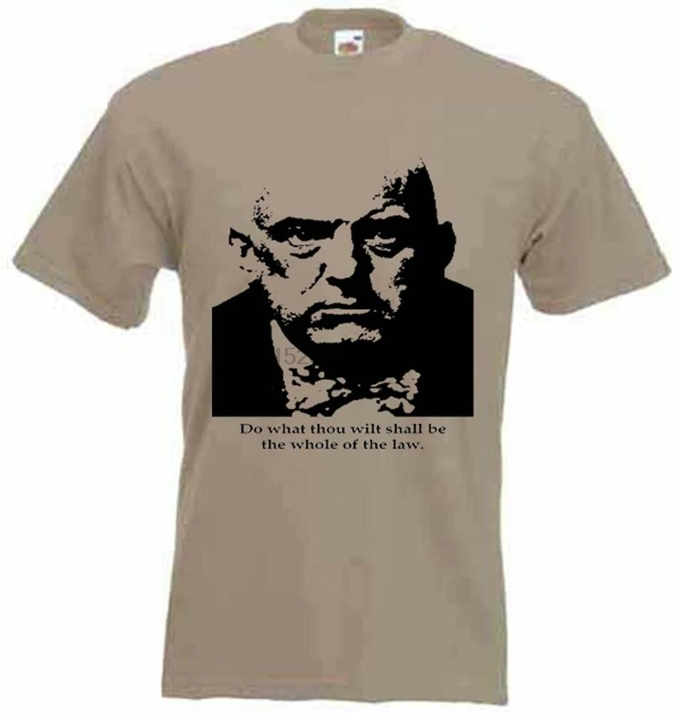 Футболка ALEISTER CROWLEY сделайте то что хотите Magick оккультистичный языческий выбор