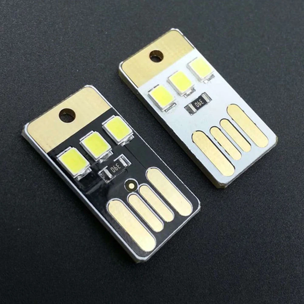 1 шт. Мини Тонкий ночник Мобильный USB светодиодный маленький светильник для