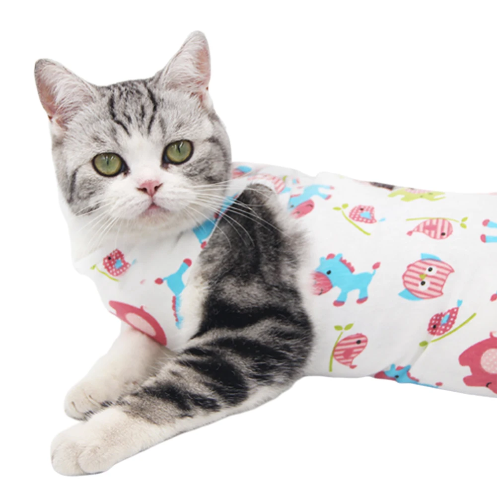 

Cat Sterilization Surgery suit Vest Weaning Clothes Anti-mite Summer Breathable Physiological Clothing Clothes Pet Supplies